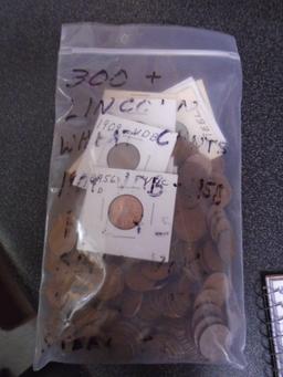 300+ Lincoln Wheat Cents