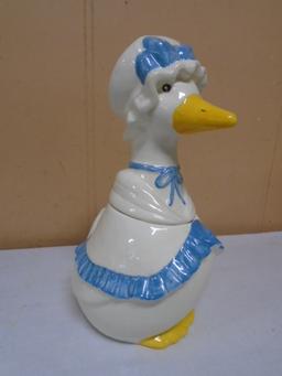 Duck Cookie Jar