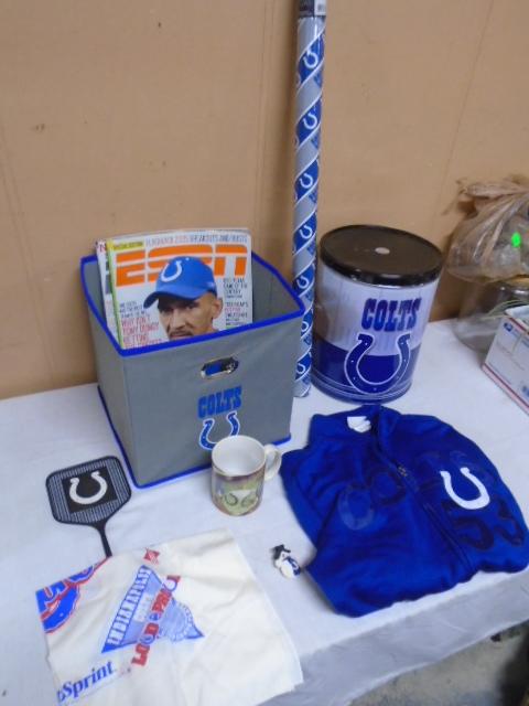 Large Group of Indianapolis Colts Collectibles