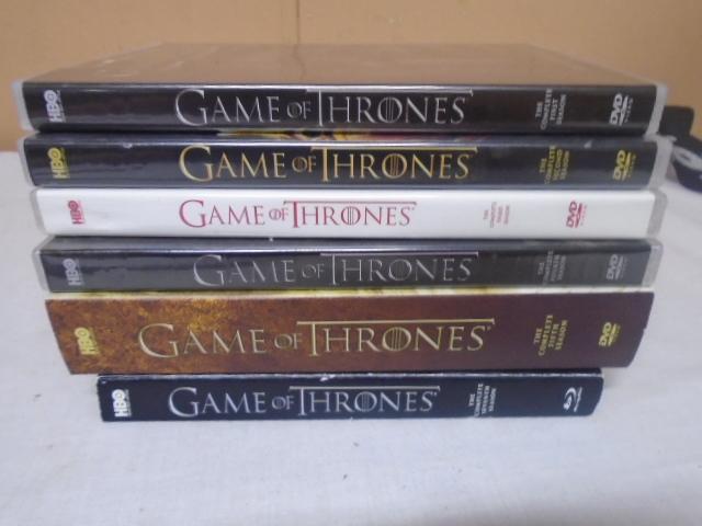 6 Seasons of Game of Thrones on DVD