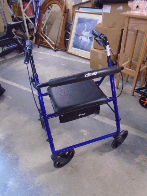 Drive Rolling Walker w/ Seat & Hand Brakes