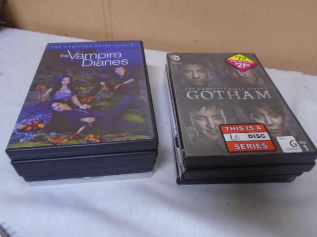 (5) The Vampire Diaries & (4) Gotham Season DVDs