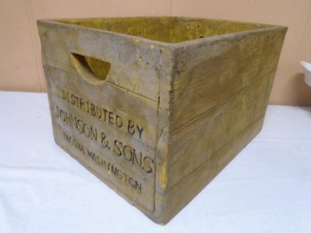 Vintage Johnson & Sons Advertisment Foam Egg Crate