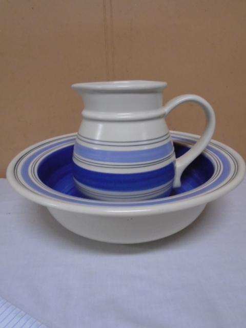 Pfaltzgraf Pitcher and Bowl Set