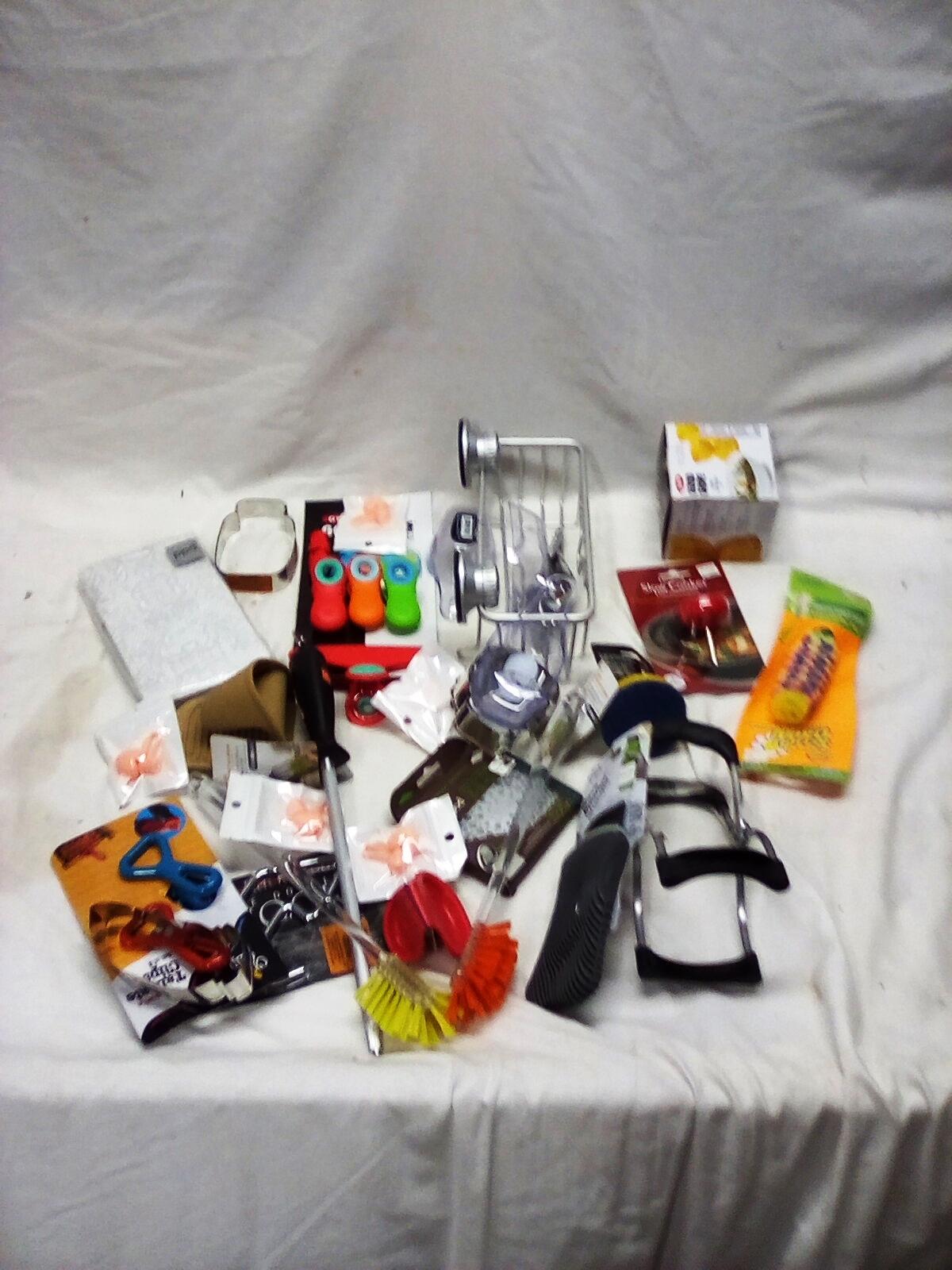 Misc Bag of Kitchen Utensils & more