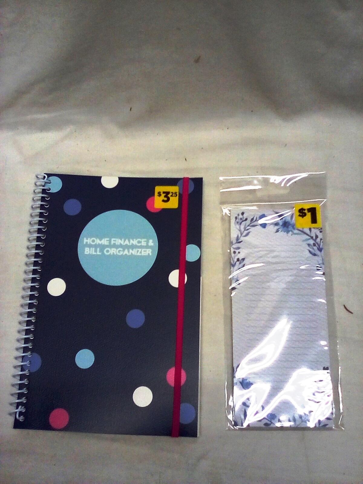 Bill Organizer & Note Pad