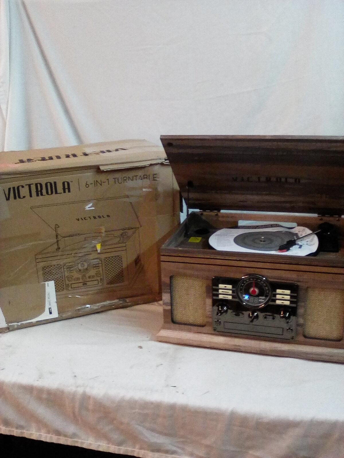 Victrola Wood Style 6 In 1 Turntable