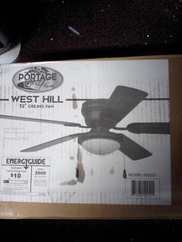 Wesy Hill 52" Ceiling Fan