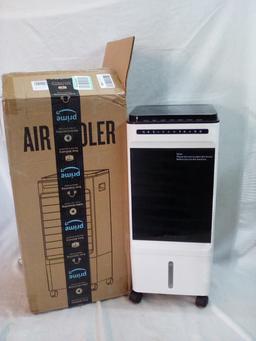 Portable evaporative air cooler