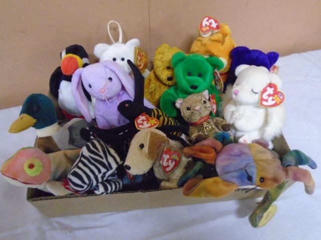 Group of (15) Ty Beanie Babies