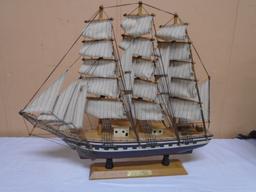 Beautiful Wooden Sailing Ship