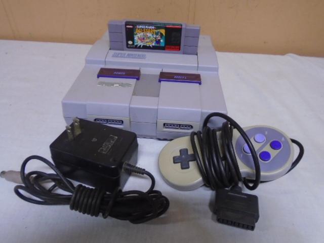 Super Nintendo Video Game System w/ Controller