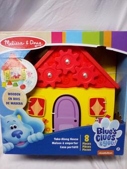 Melissa & Doug Blue's Clues & You Take Along House