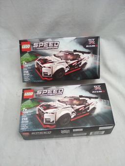 Pair of LEGO Speed Champions GTR Nismo Kits