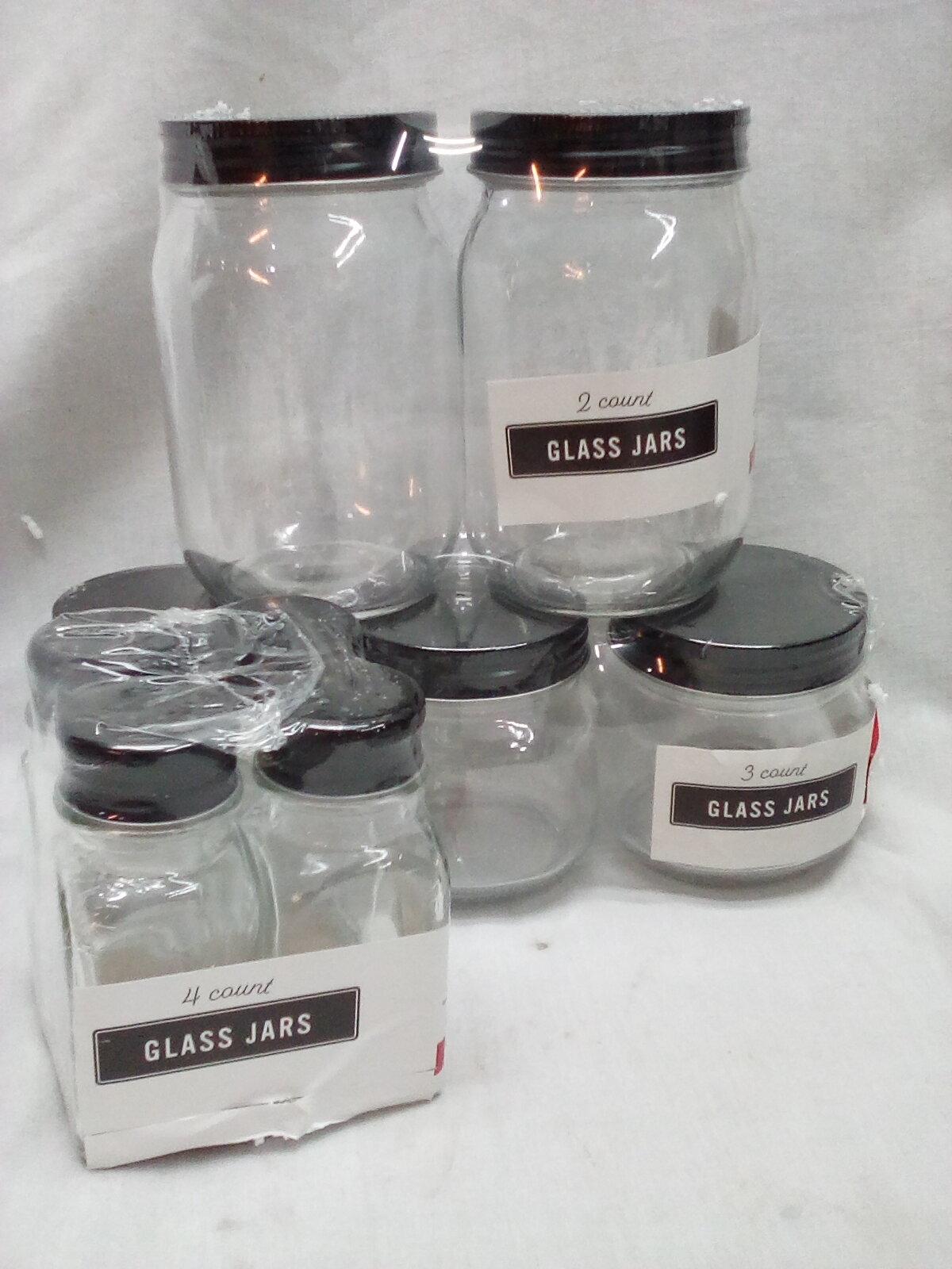 Glass jar set