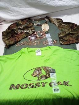 2- Large  Long Sleeve Mossy Oak Shirts