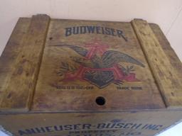 Anheuser-Busch Budweiser Wooden Crate