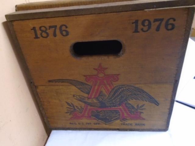Anheuser-Busch Budweiser Wooden Crate