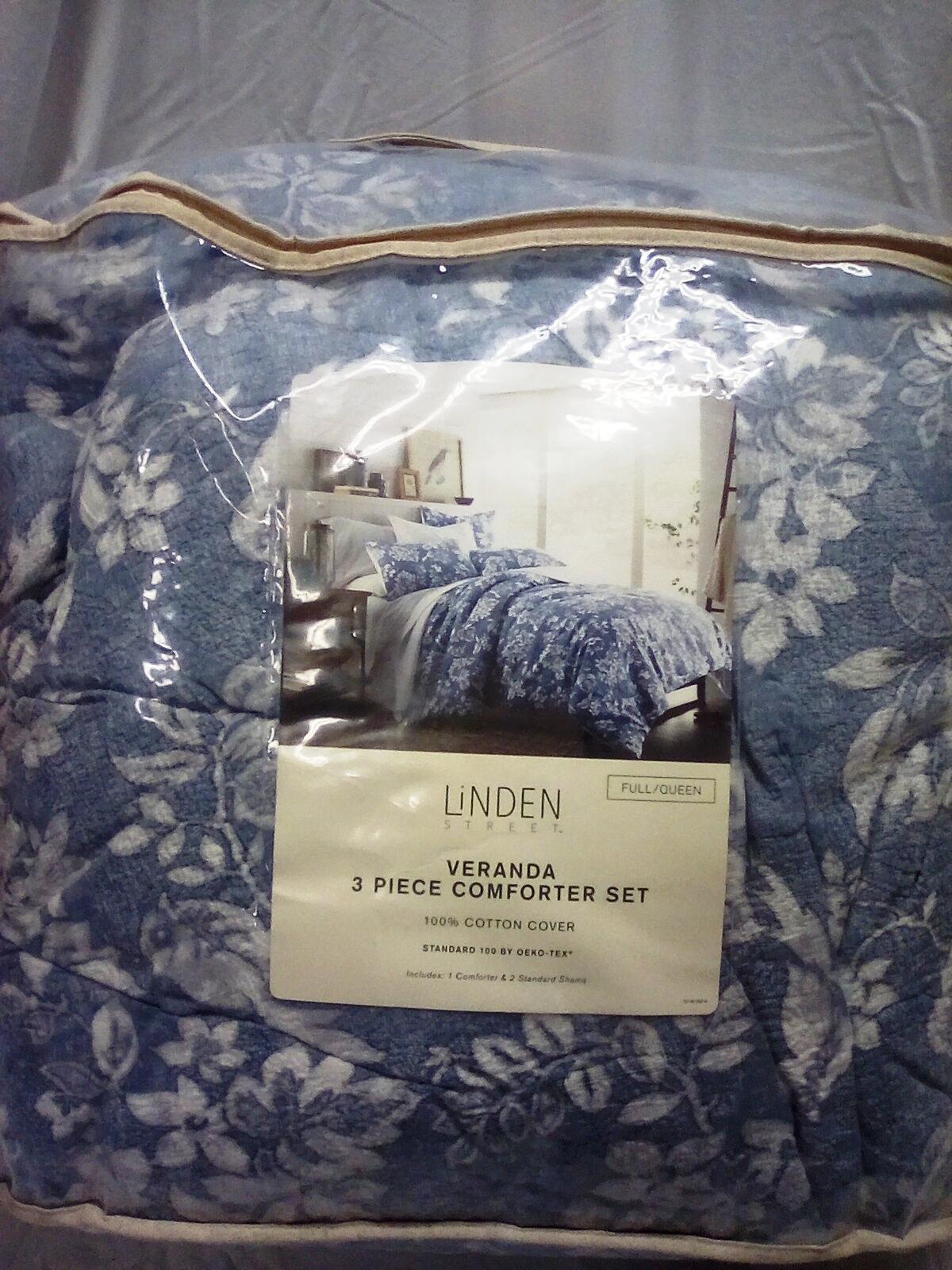 Linden Street Full/Queen Veranda 3 Pc Comforter Set