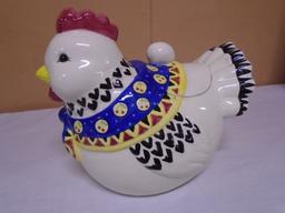 Decorative Chicken Cookie Jar