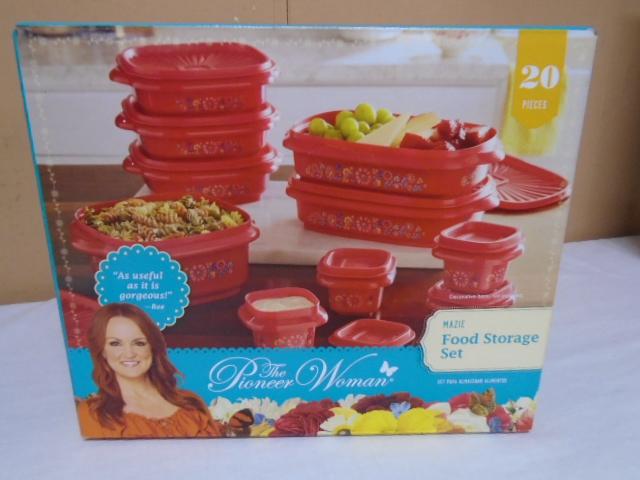 ThePioneer Woman 20 Pc. Mazie Food Storage Set