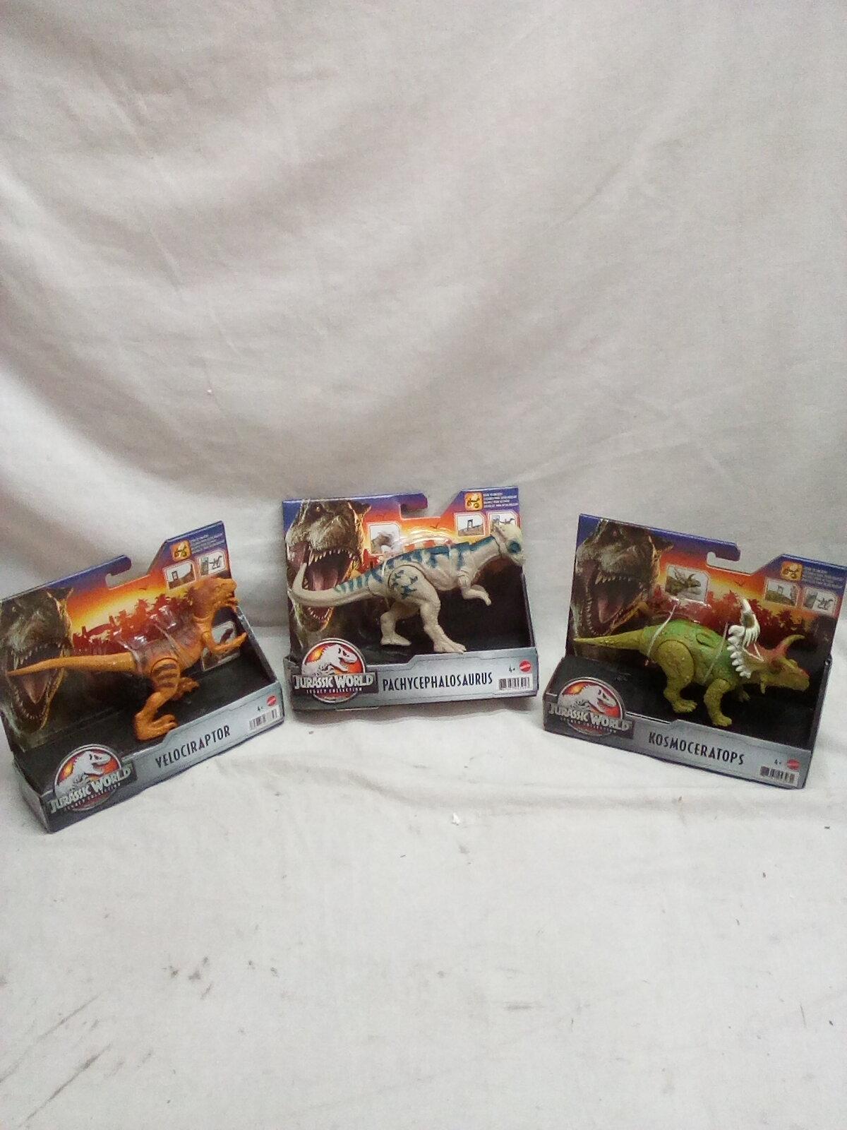 Set of Three Jurassic World Dinosaur Figures