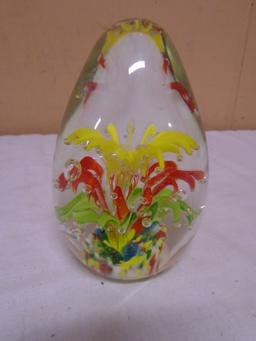 Beautiful Art Glass Paperweight