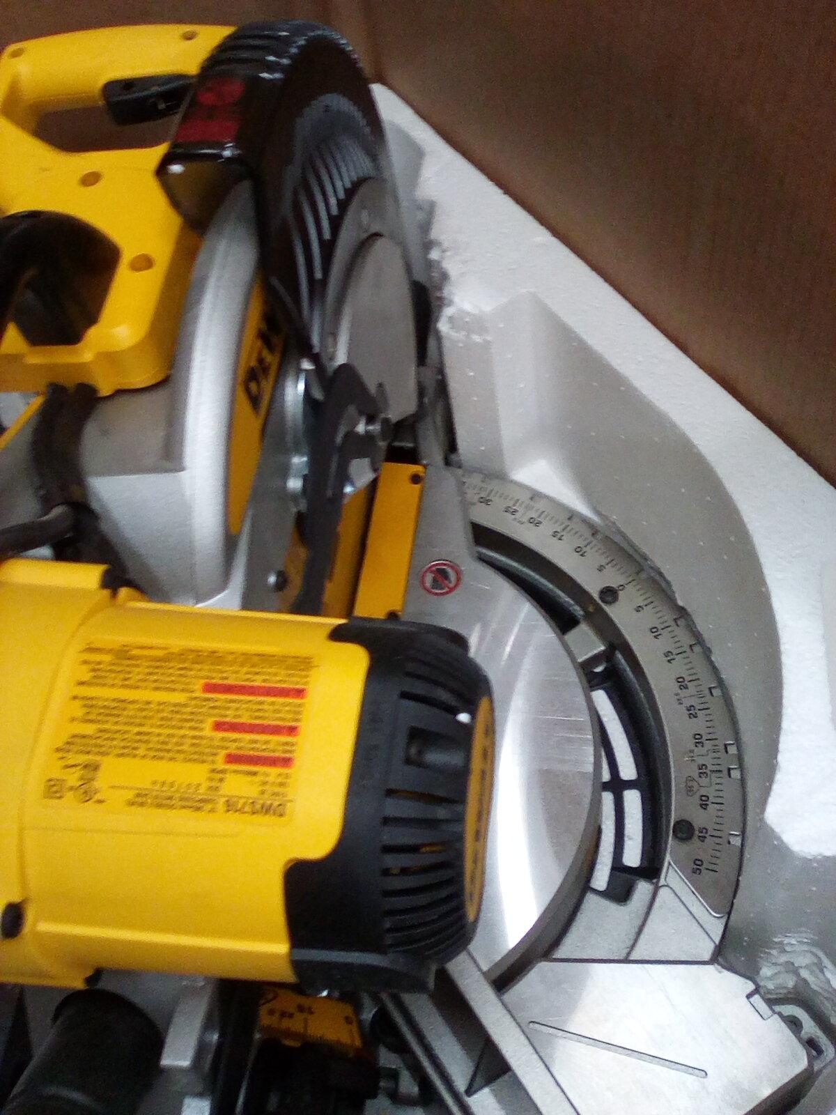 Dewalt 12” Compound Double Bevel Miter Saw in the Original Box