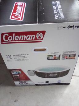 Inflatable Coleman SaluSpa Bahamas 71" x 26" and Tub Cover AMZ $585.00