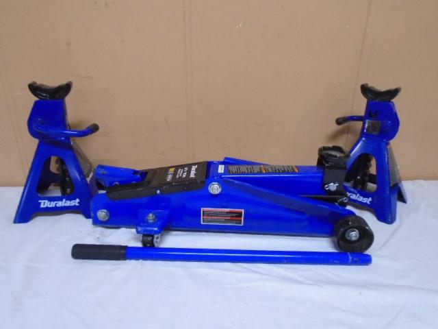 Duralast 2 1/4 Ton Trolley Jack w/ Jack Stands