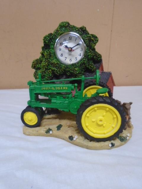 John Deere Tractor Clock