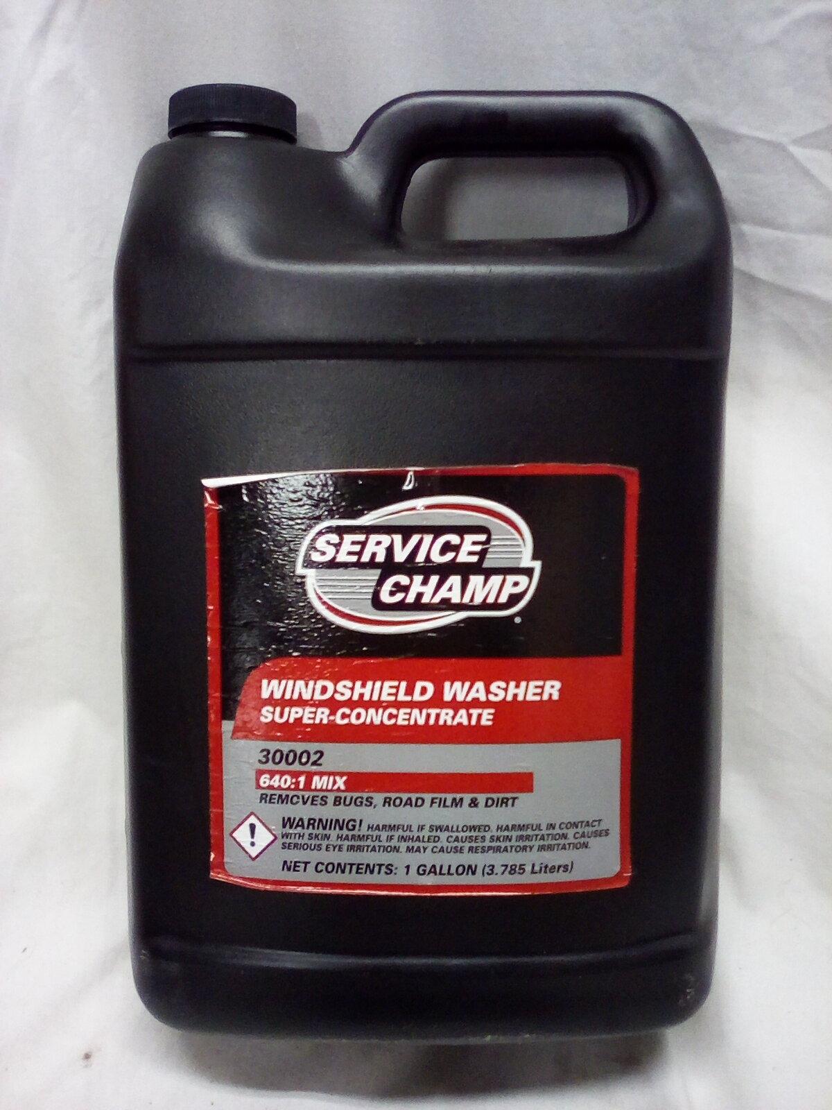 Single Gallon of Service Champ 640:1 Windshield Washer Super-Concentrate