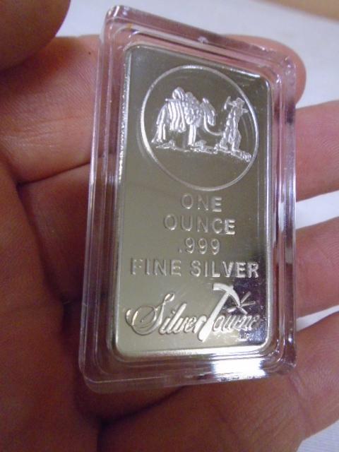 One Ounce .999 Fine Silver Silvertowne Bar