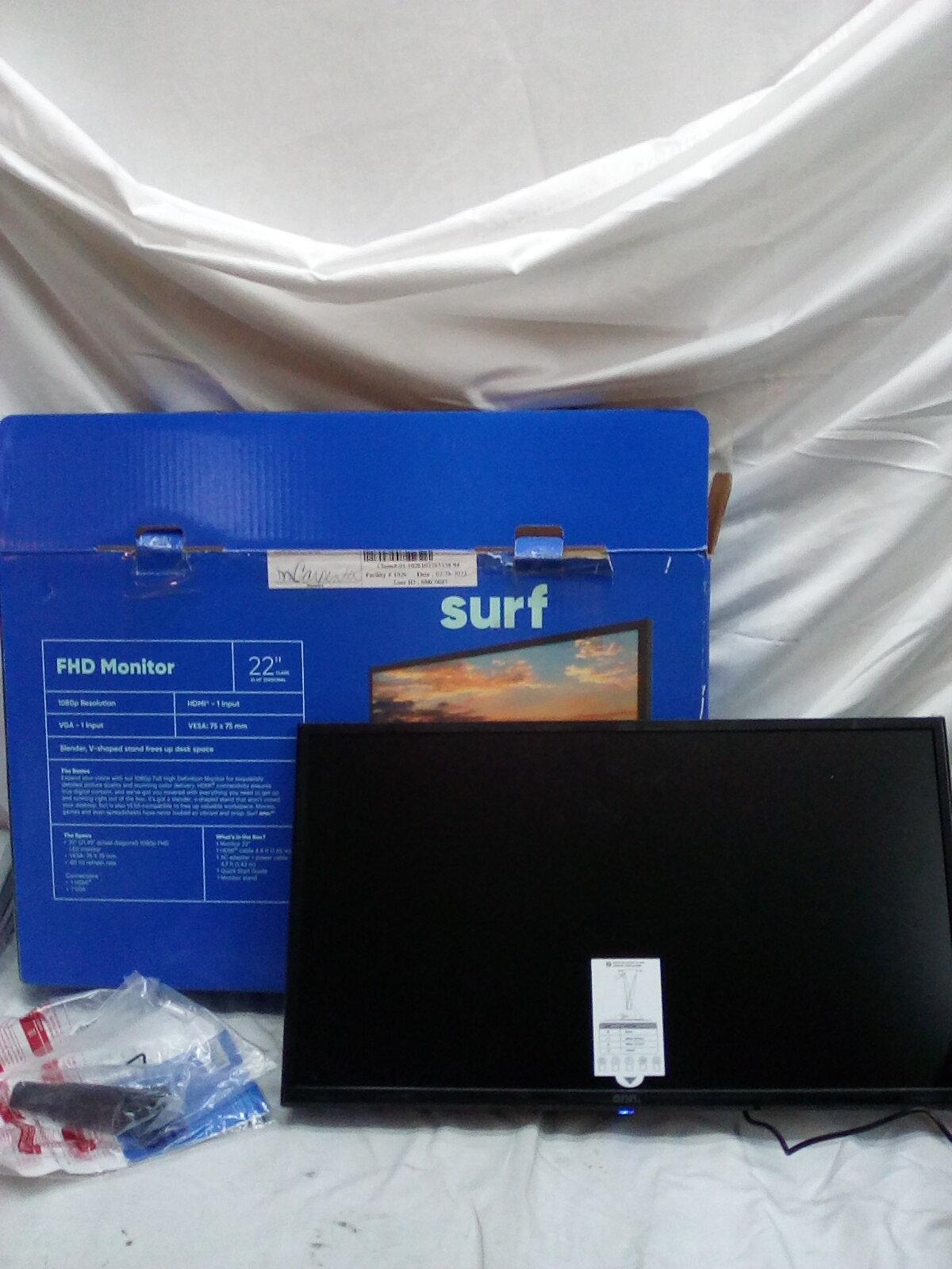 ONN. SURF HDMI 60Hz FHD Monitor