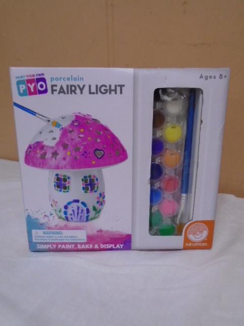 Paint Your Own Porcelain Fair Lamp Kit