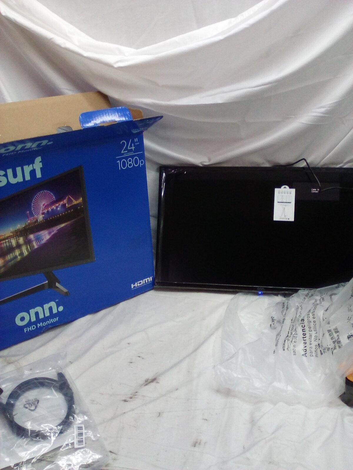 ONN SURF 24” 1080p HDMI 60Hz FHD monitor