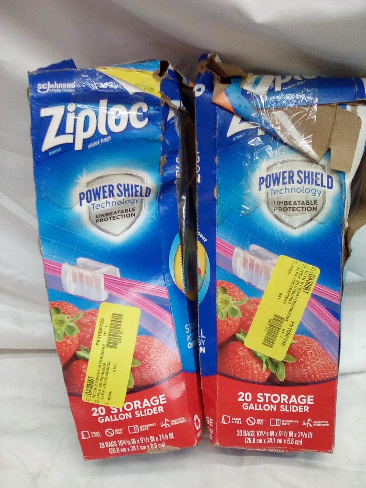 Ziplock Gallon storage possibly 40 count