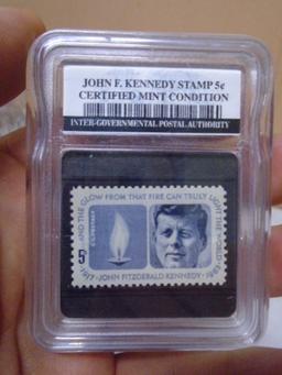 1964 John F. Kennedy 5 Cent Postage Stamp