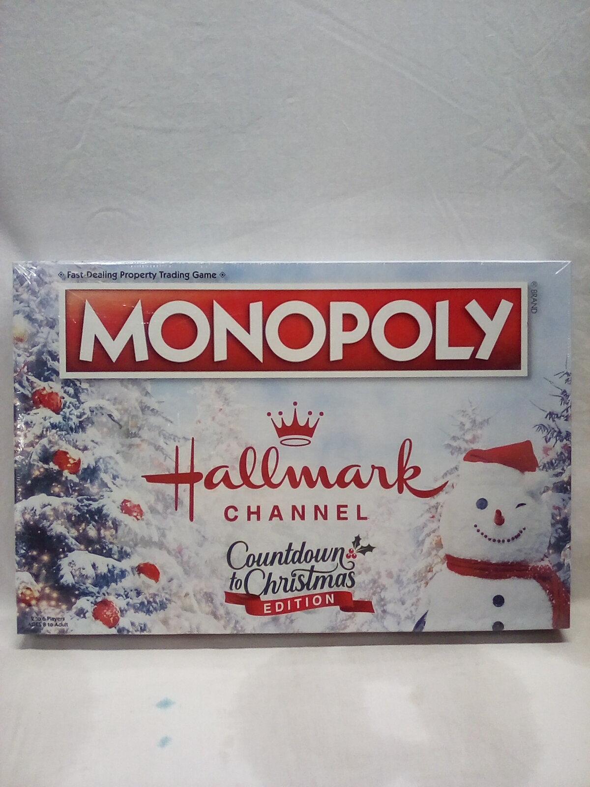 Monopoly Hallmark Channel Countdown to Christmas Edition for Ages 8+