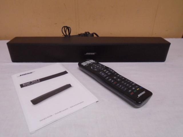 Bose Solo 5 TV Sound Bar w/ Remote & Manual
