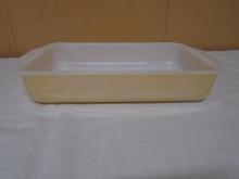 Vintage Anchor Hocking Fire King Peach Luster Baking Dish