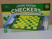 John Deere Checkers Set
