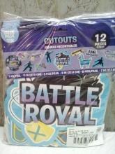 Fortnite Battle Royal Cutouts 12 Pieces Party Package