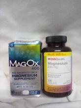 MagOX 400 60 count & CVSHealth Magnesium 250mg 200 count