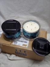 Homeworks 4 wick candle Qty 2 Midnight Moon