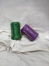 Green And Purple Lanterns/Flashlights