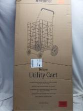 Whitmor Deluxe Utility Cart Collapseable 21x24.5x40.12"