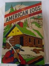 Vintage Set of Halsam American Logs