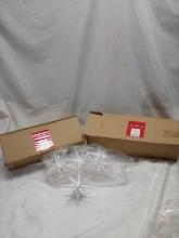 Qty. 2 Boxes of 4 Christmas Star Ornaments by Wondershop 5” Each