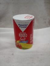 Superior Crystal All-Purpose Iodized Salt. 1 lb 10 oz.